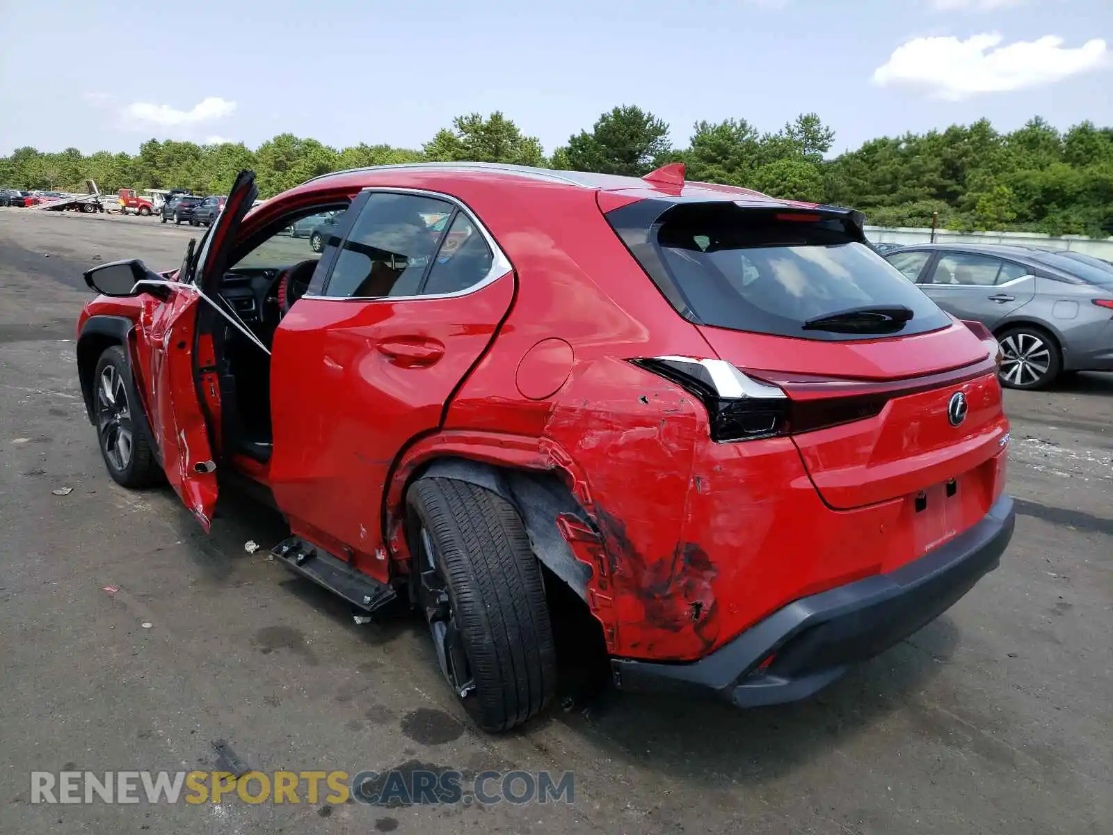 3 Photograph of a damaged car JTHY3JBH8K2010087 LEXUS UX 200 2019