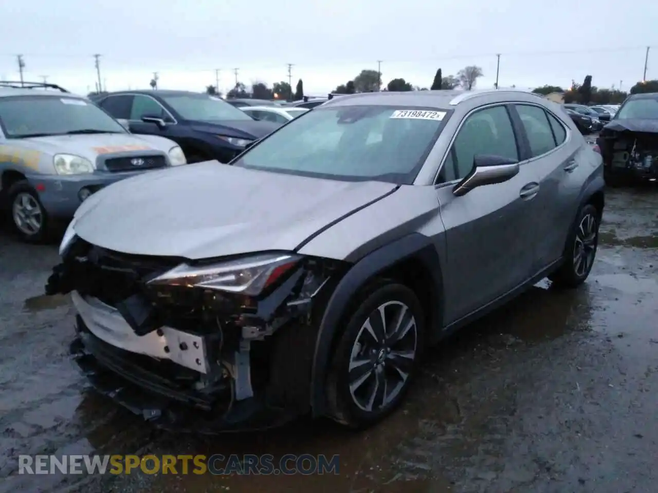 2 Photograph of a damaged car JTHY3JBH8K2011997 LEXUS UX 200 2019