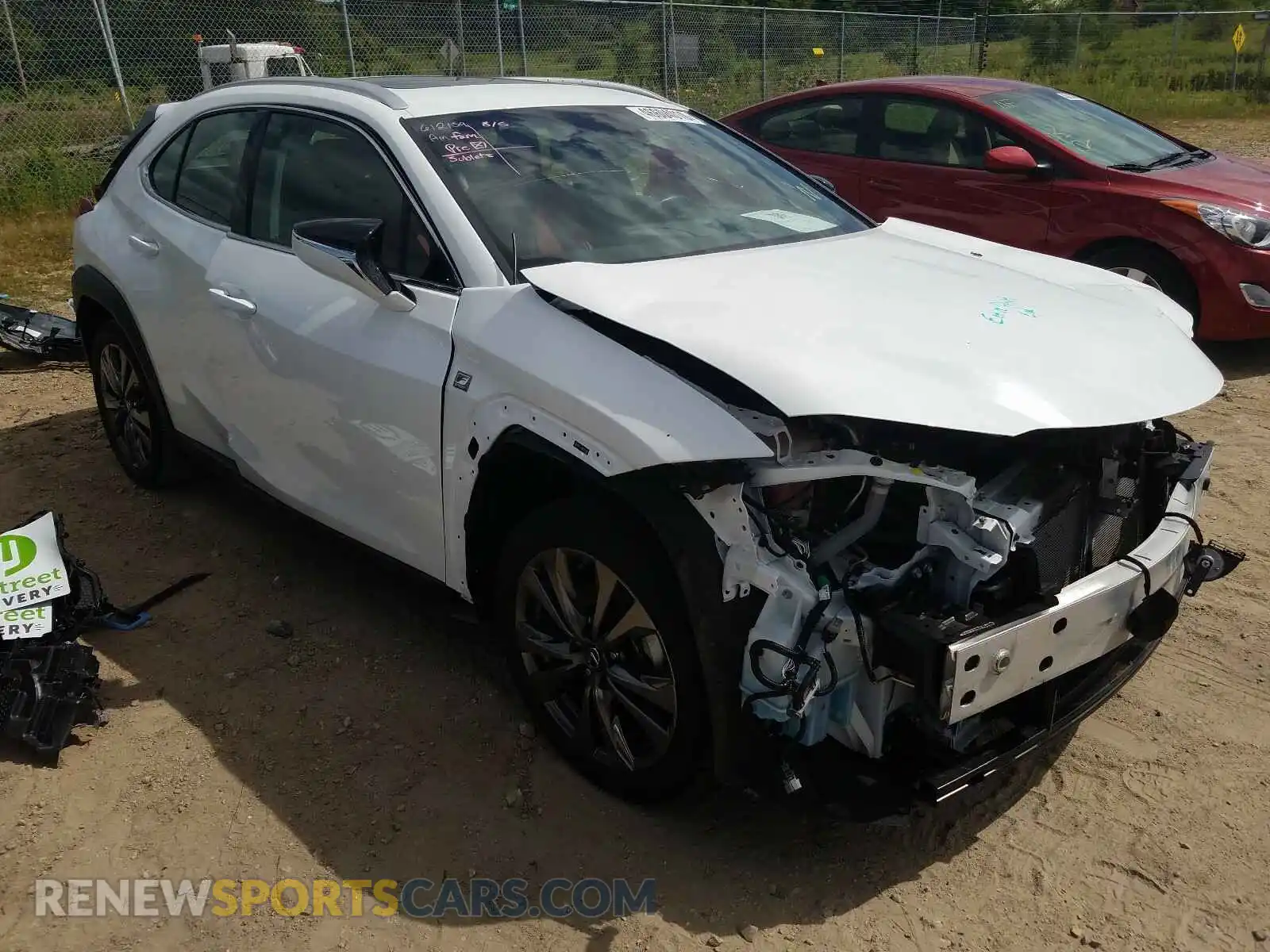 1 Photograph of a damaged car JTHY3JBH8K2015029 LEXUS UX 200 2019