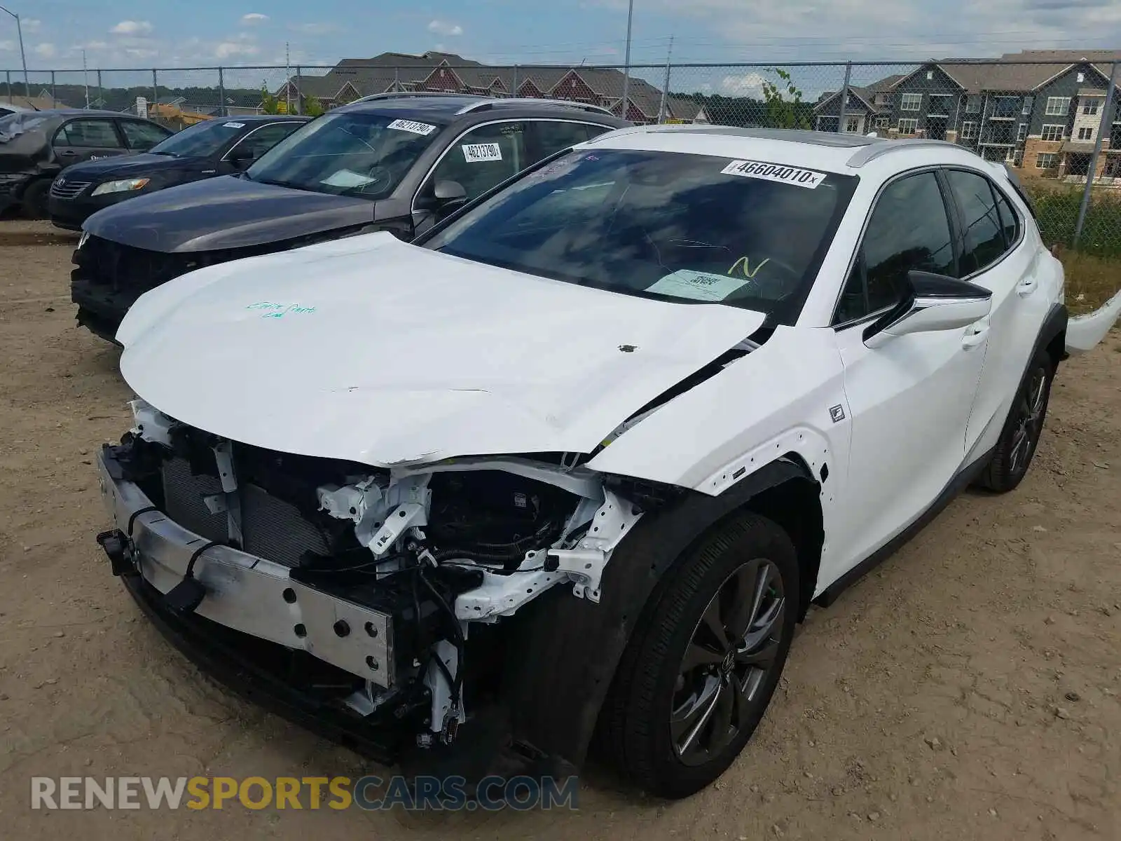 2 Photograph of a damaged car JTHY3JBH8K2015029 LEXUS UX 200 2019