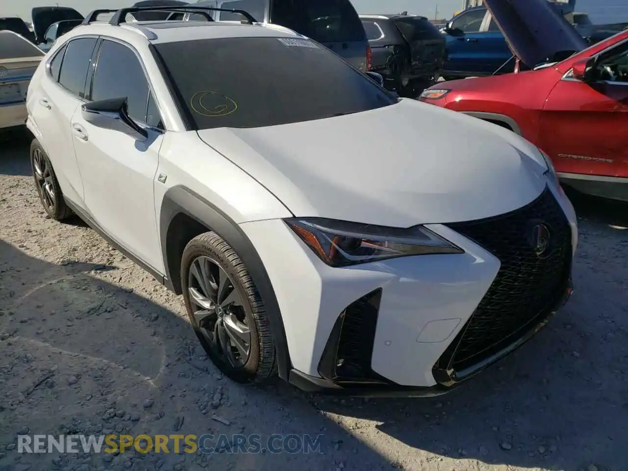 1 Photograph of a damaged car JTHY3JBH9K2010308 LEXUS UX 200 2019