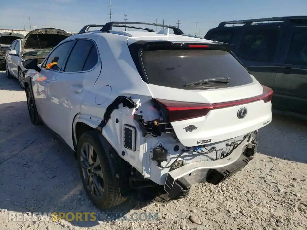 3 Photograph of a damaged car JTHY3JBH9K2010308 LEXUS UX 200 2019