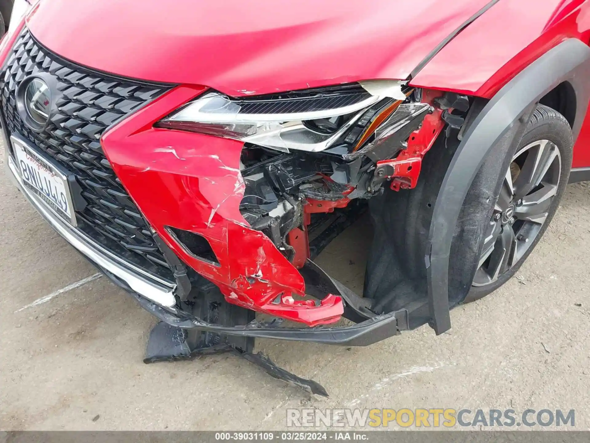 6 Photograph of a damaged car JTHY3JBH9K2018103 LEXUS UX 200 2019