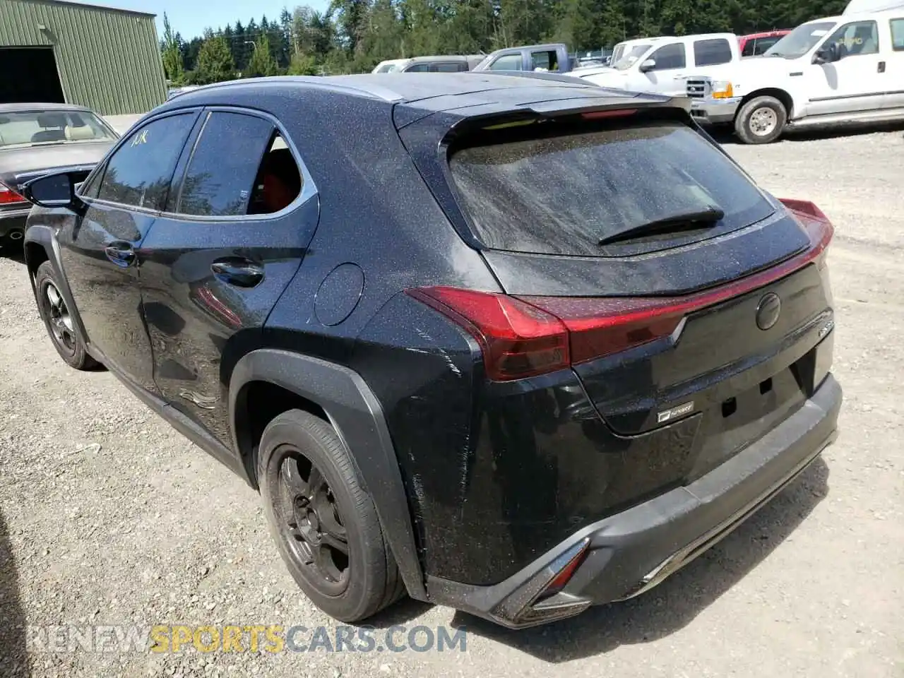 3 Photograph of a damaged car JTHY3JBHXK2006509 LEXUS UX 200 2019