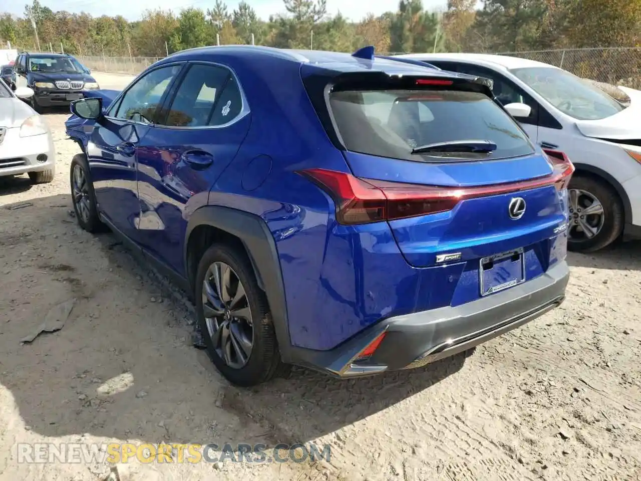 3 Photograph of a damaged car JTHY3JBHXK2014335 LEXUS UX 200 2019