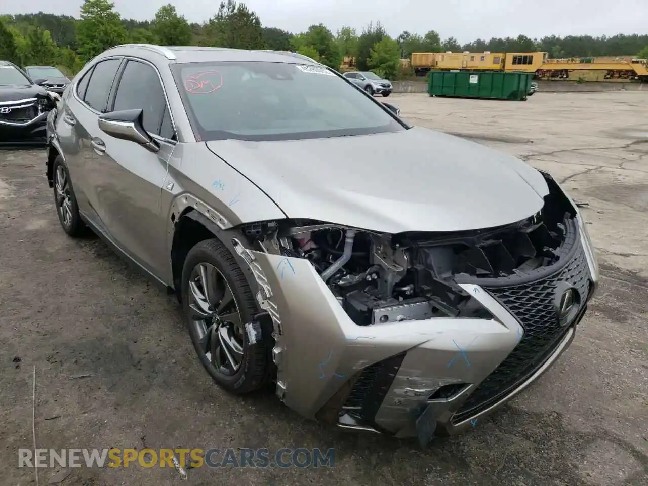 1 Photograph of a damaged car JTHE3JBH1L2021002 LEXUS UX 200 2020