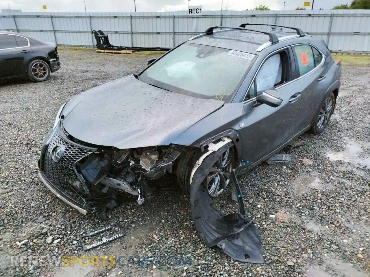 2 Фотография поврежденного автомобиля JTHE3JBH1L2029973 LEXUS UX 200 2020