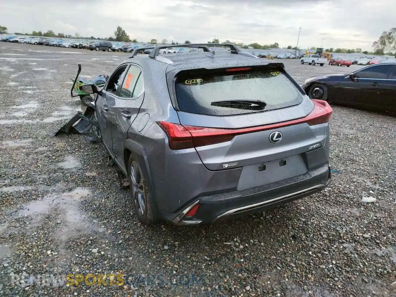3 Фотография поврежденного автомобиля JTHE3JBH1L2029973 LEXUS UX 200 2020