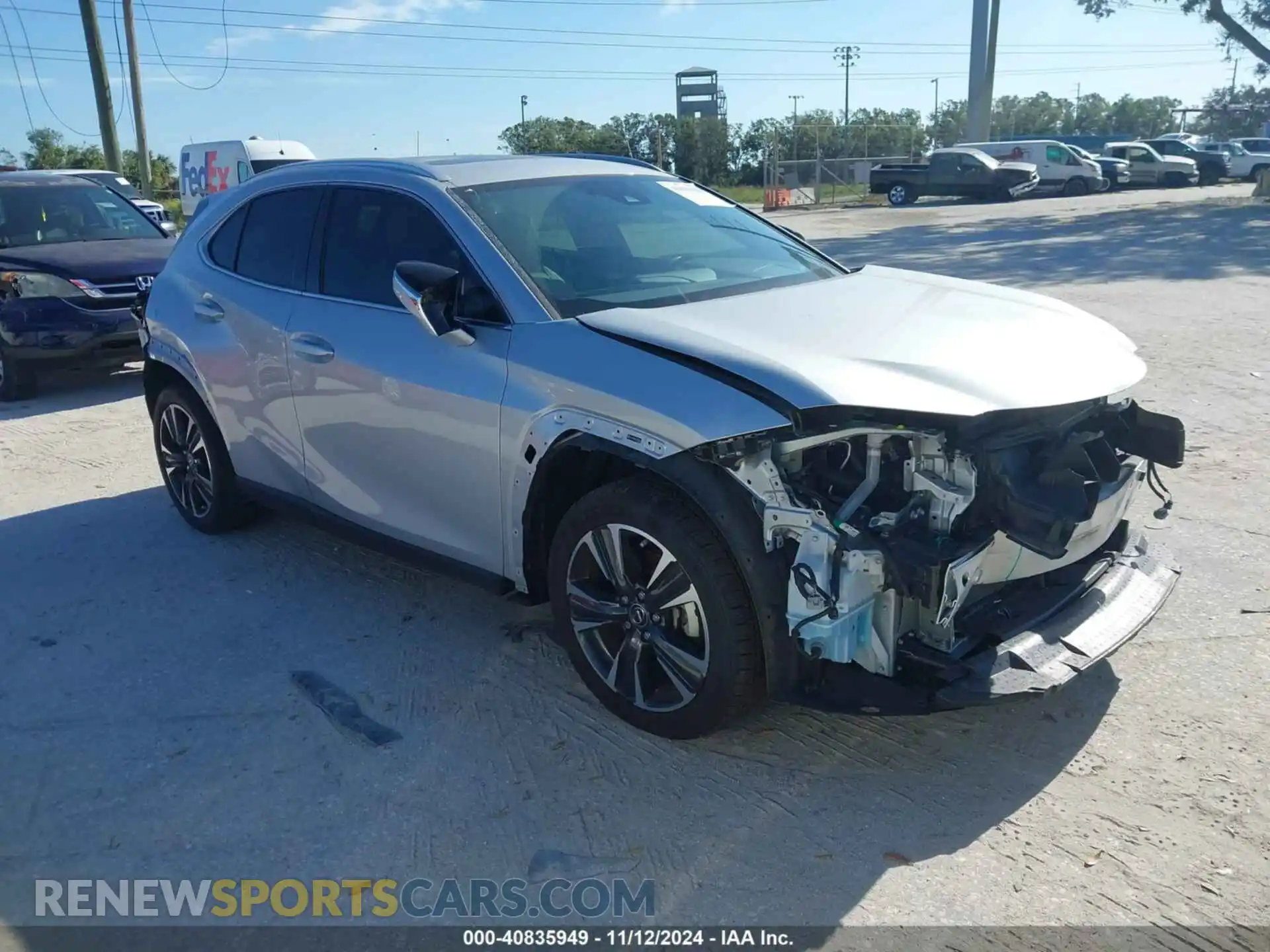 1 Photograph of a damaged car JTHP3JBH2L2023639 LEXUS UX 200 2020