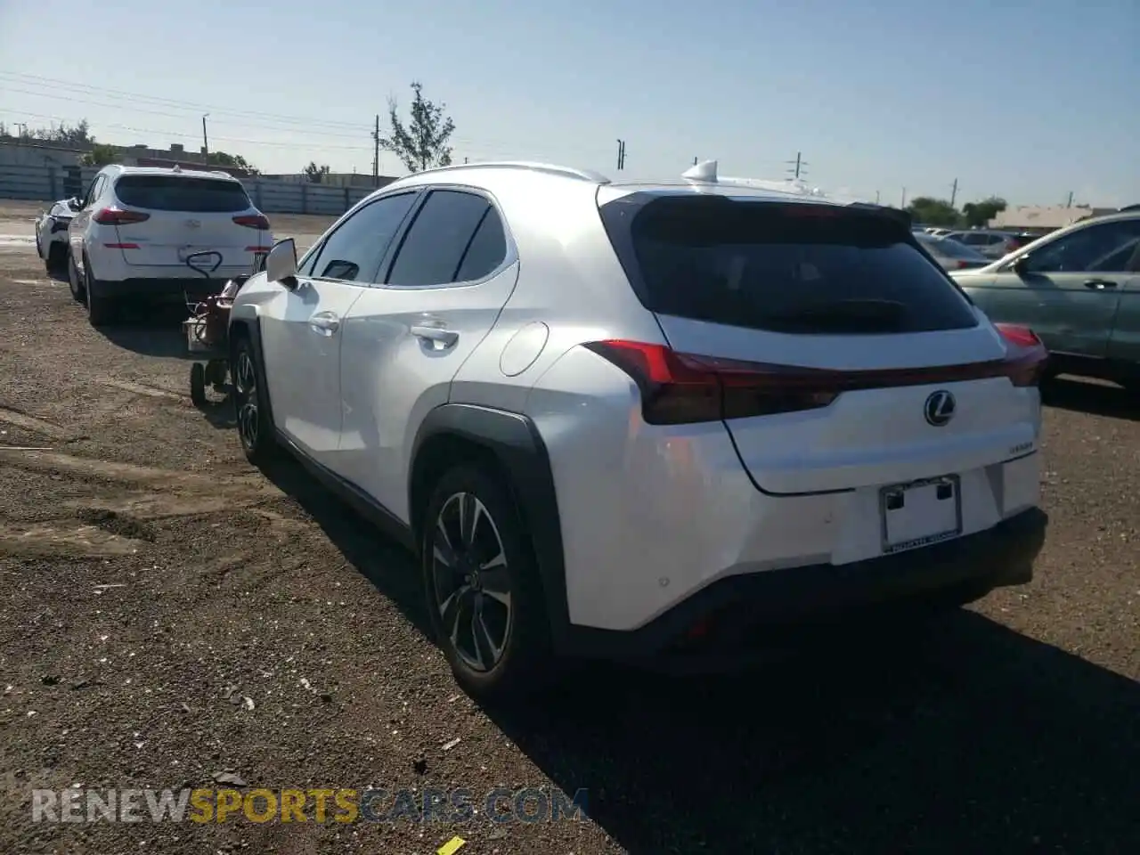 3 Photograph of a damaged car JTHP3JBH9L2029910 LEXUS UX 200 2020