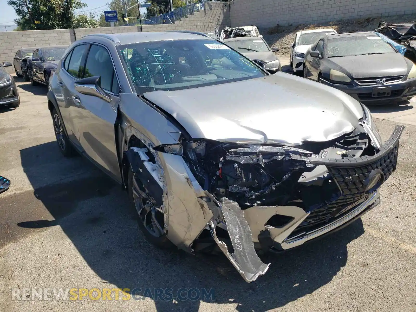1 Photograph of a damaged car JTHX3JBH0L2031061 LEXUS UX 200 2020