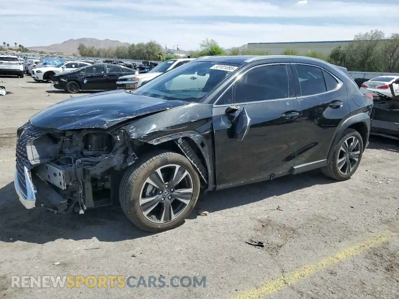 1 Photograph of a damaged car JTHX3JBH4L2029894 LEXUS UX 200 2020