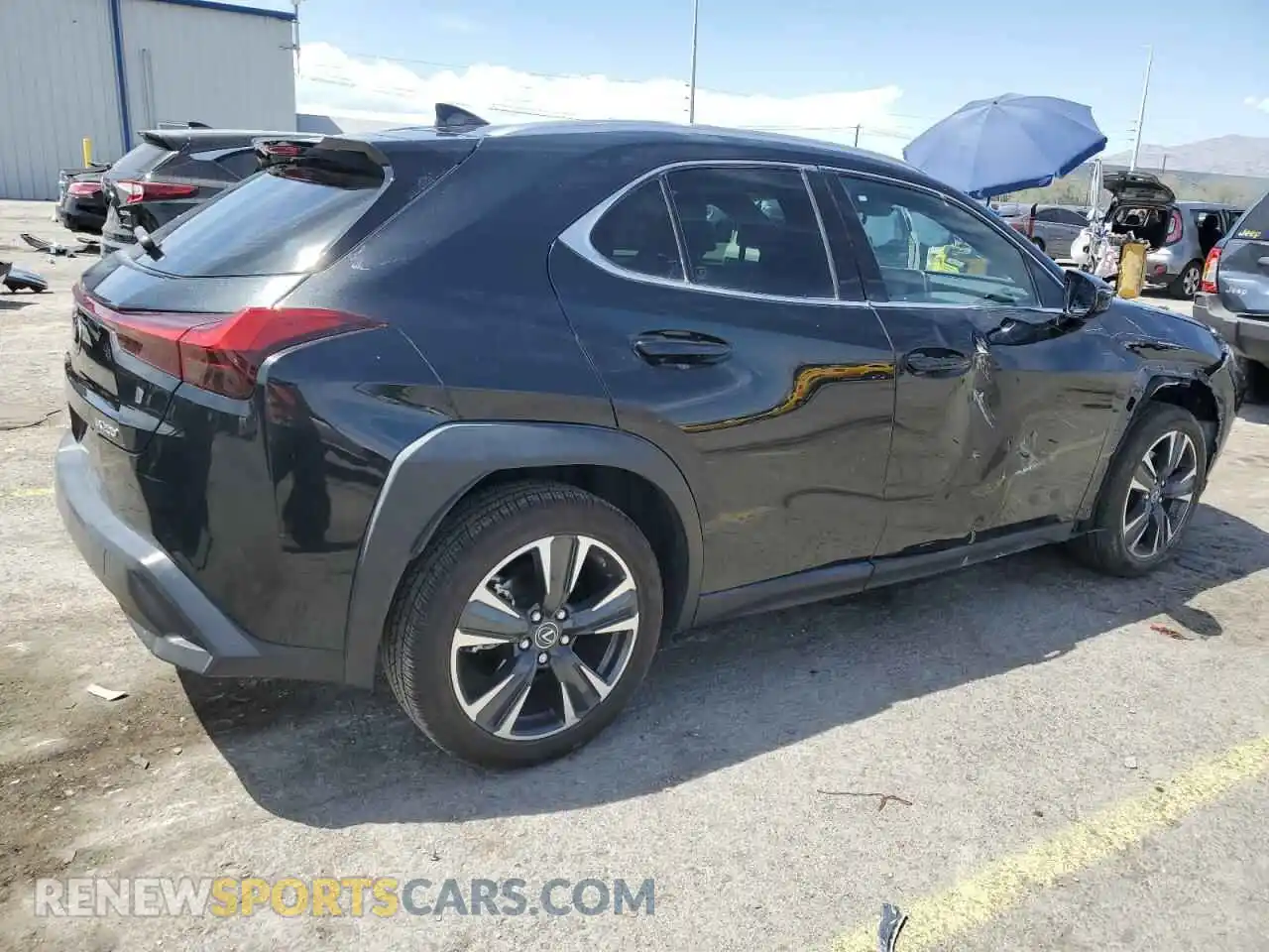 3 Photograph of a damaged car JTHX3JBH4L2029894 LEXUS UX 200 2020
