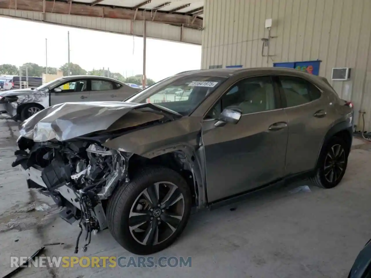 1 Photograph of a damaged car JTHX3JBH7L2022082 LEXUS UX 200 2020