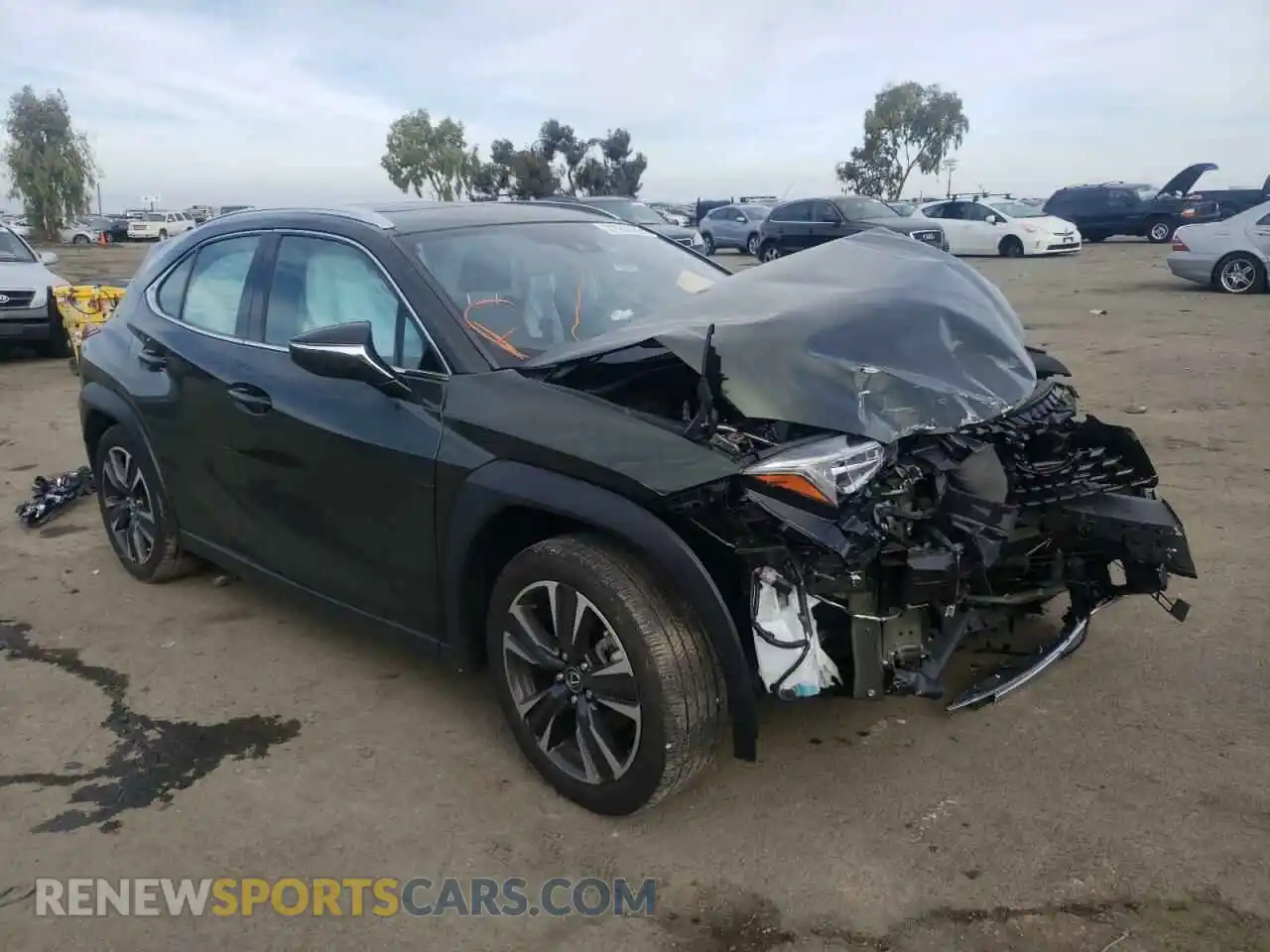 1 Photograph of a damaged car JTHX3JBH7L2022325 LEXUS UX 200 2020