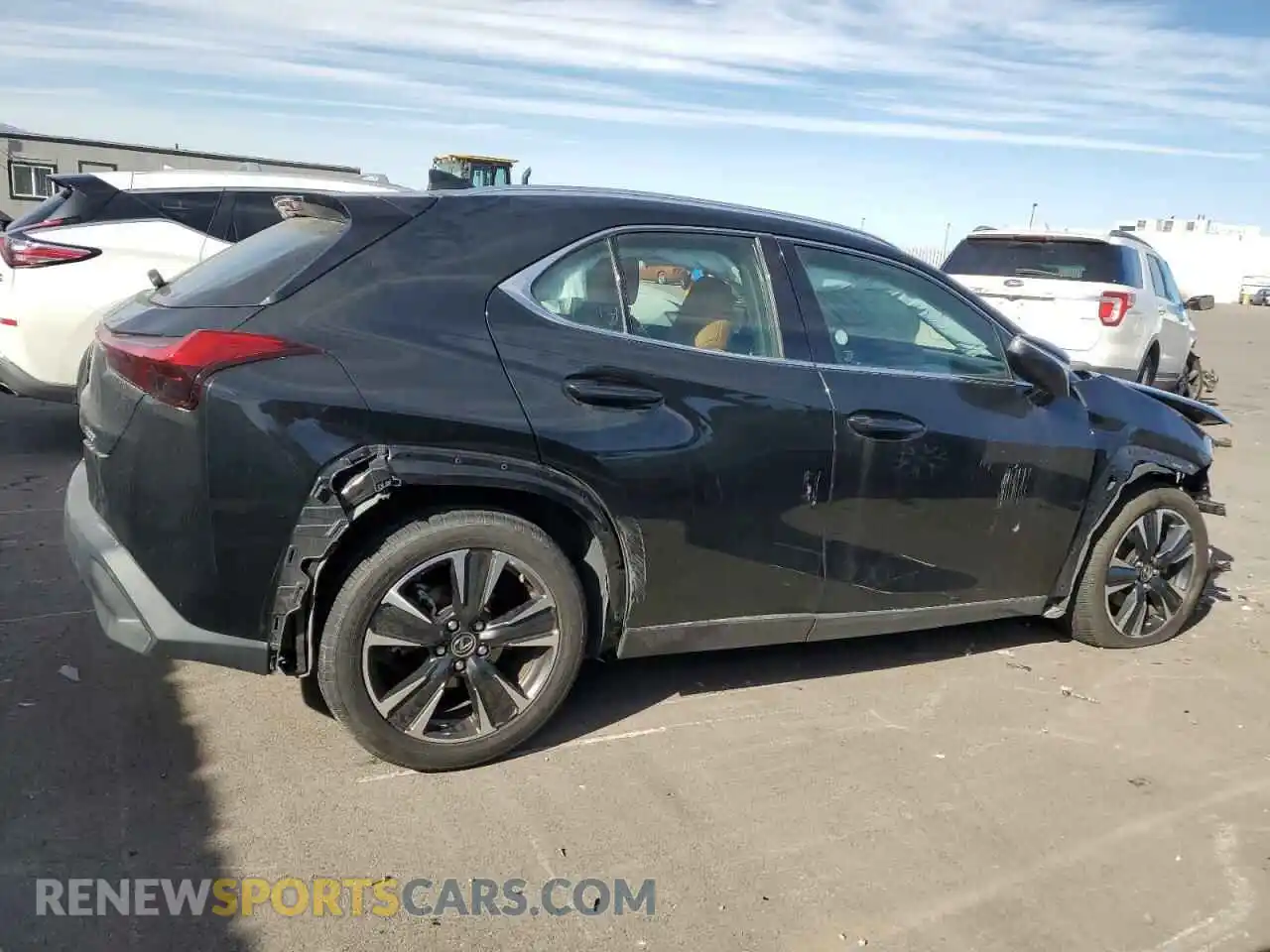 3 Photograph of a damaged car JTHX3JBH7L2031607 LEXUS UX 200 2020