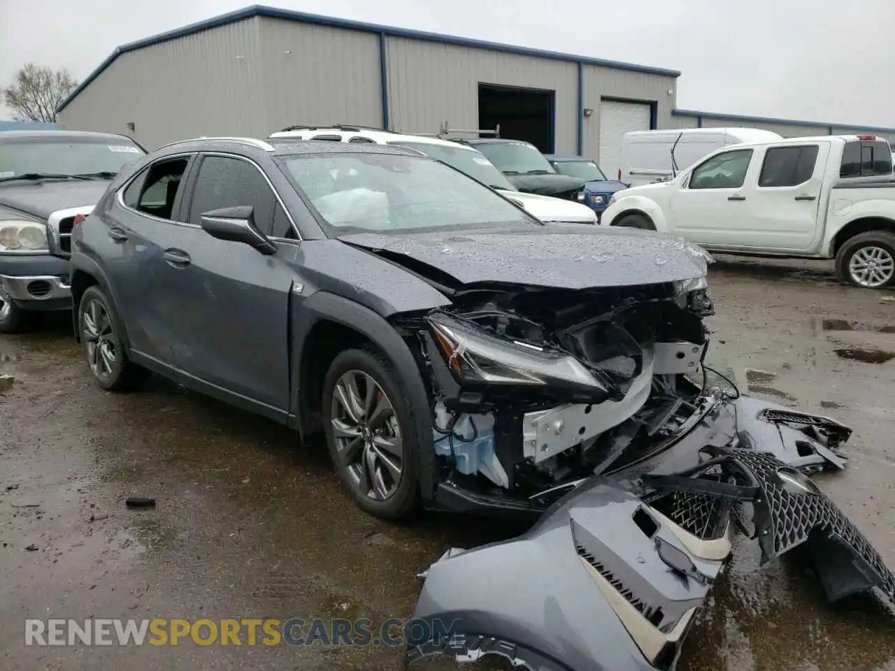 1 Photograph of a damaged car JTHE3JBH1M2036293 LEXUS UX 200 2021