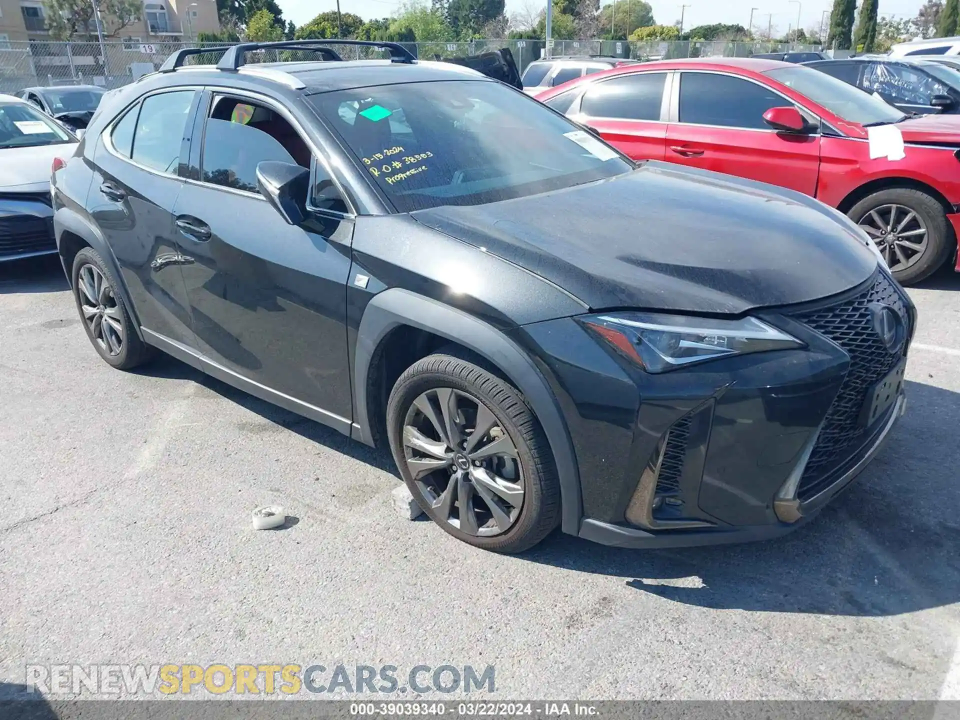 1 Photograph of a damaged car JTHE3JBH3M2041236 LEXUS UX 200 2021