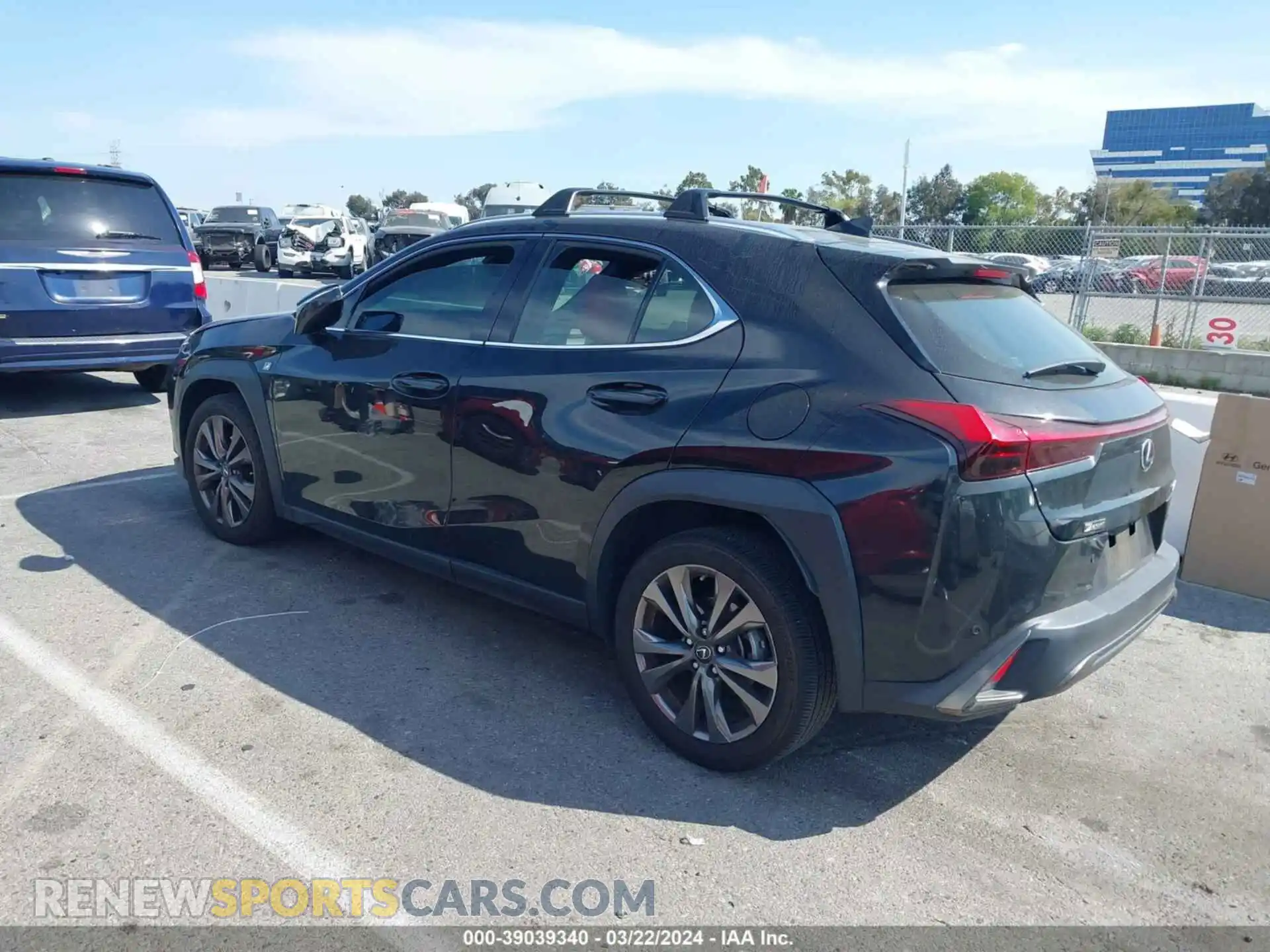 3 Photograph of a damaged car JTHE3JBH3M2041236 LEXUS UX 200 2021