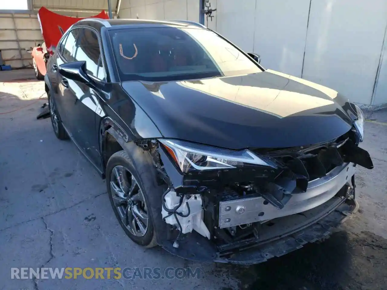 1 Photograph of a damaged car JTHE3JBH5M2036605 LEXUS UX 200 2021