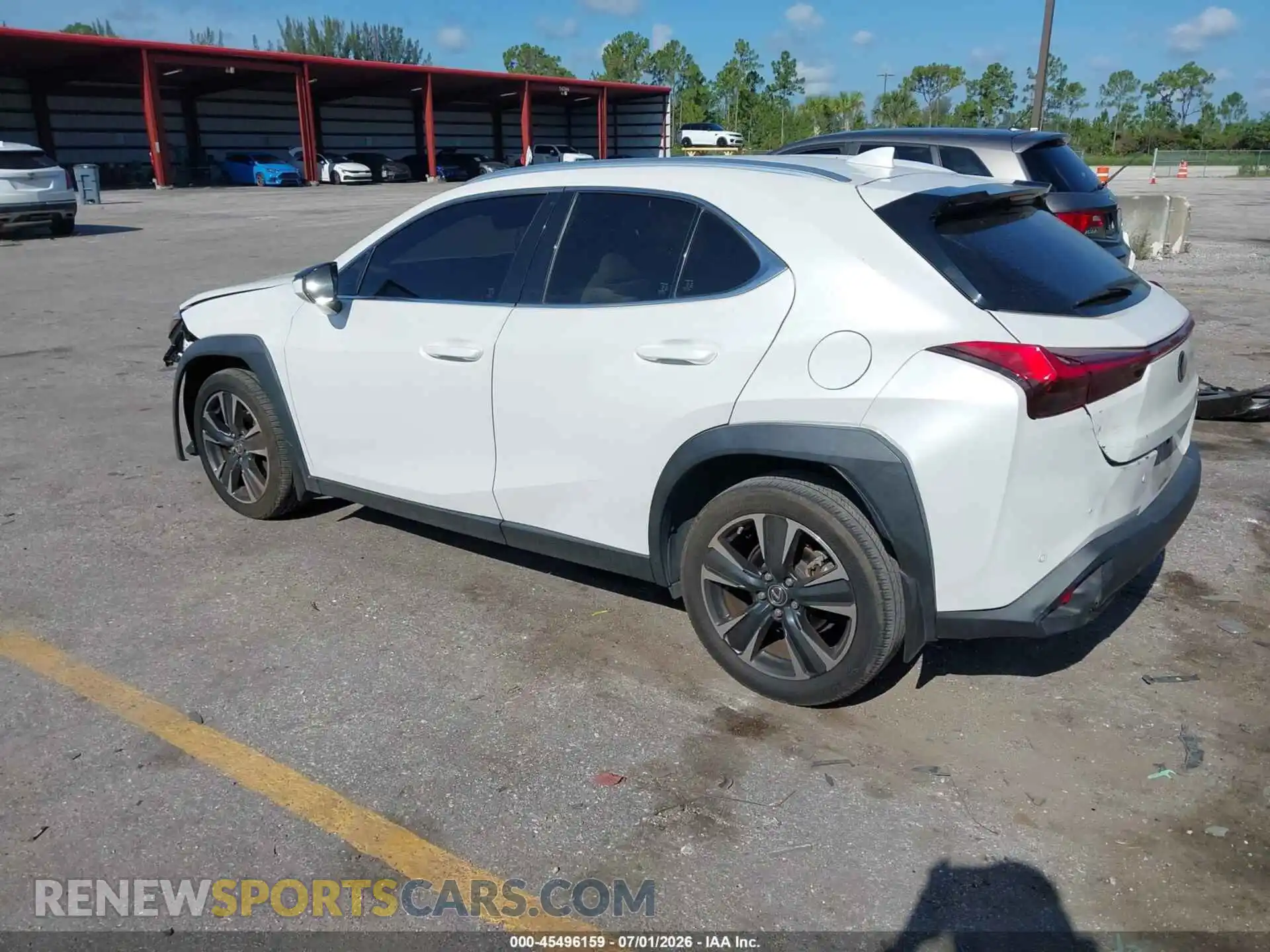 3 Фотография поврежденного автомобиля JTHP3JBH2M2045271 LEXUS UX 200 2021