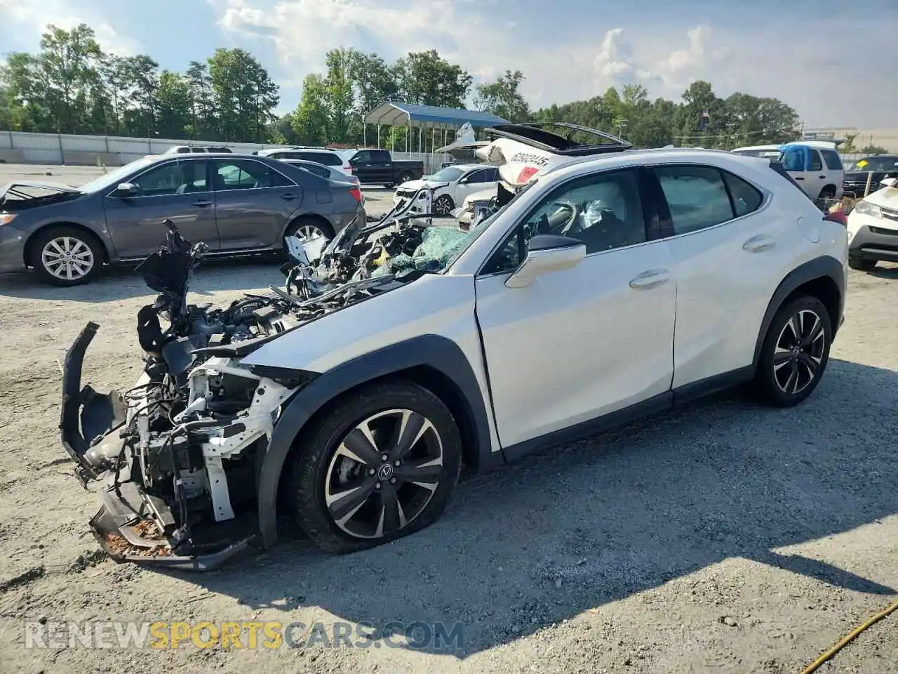 1 Photograph of a damaged car JTHP3JBH7M2037019 LEXUS UX 200 2021