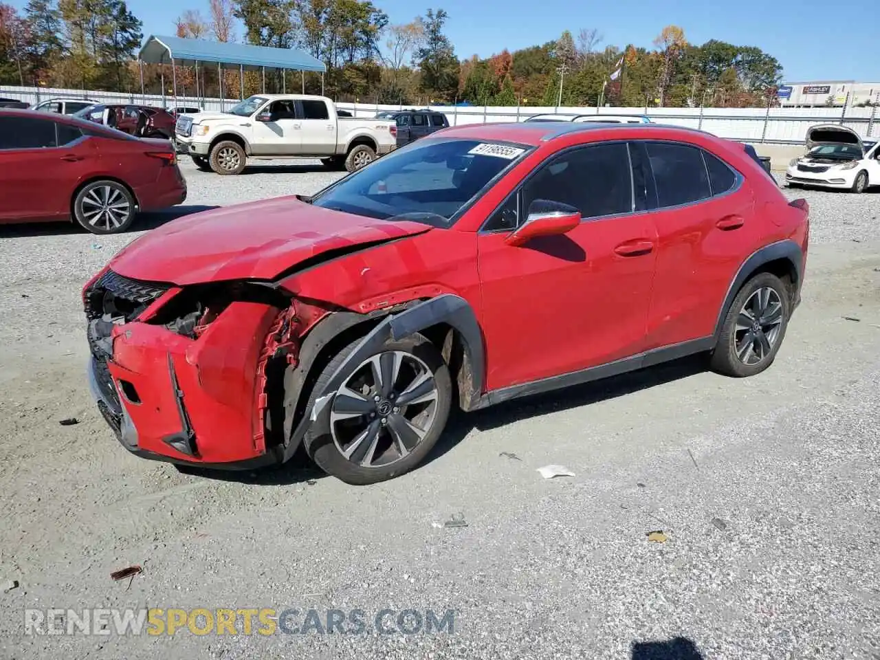 1 Photograph of a damaged car JTHP3JBH8M2041905 LEXUS UX 200 2021