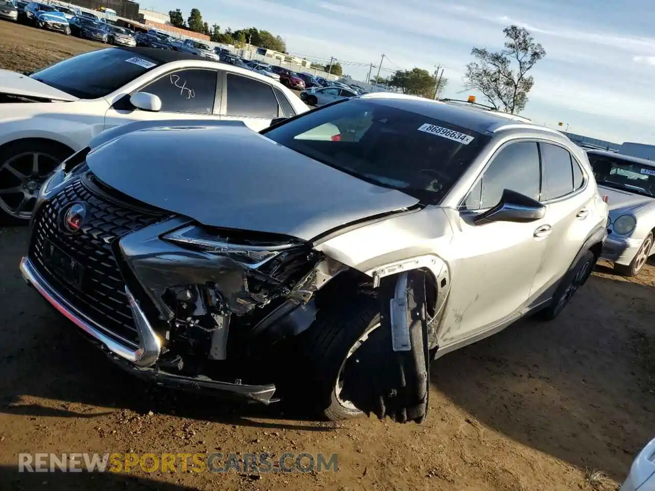 1 Photograph of a damaged car JTHX3JBH0M2039680 LEXUS UX 200 2021
