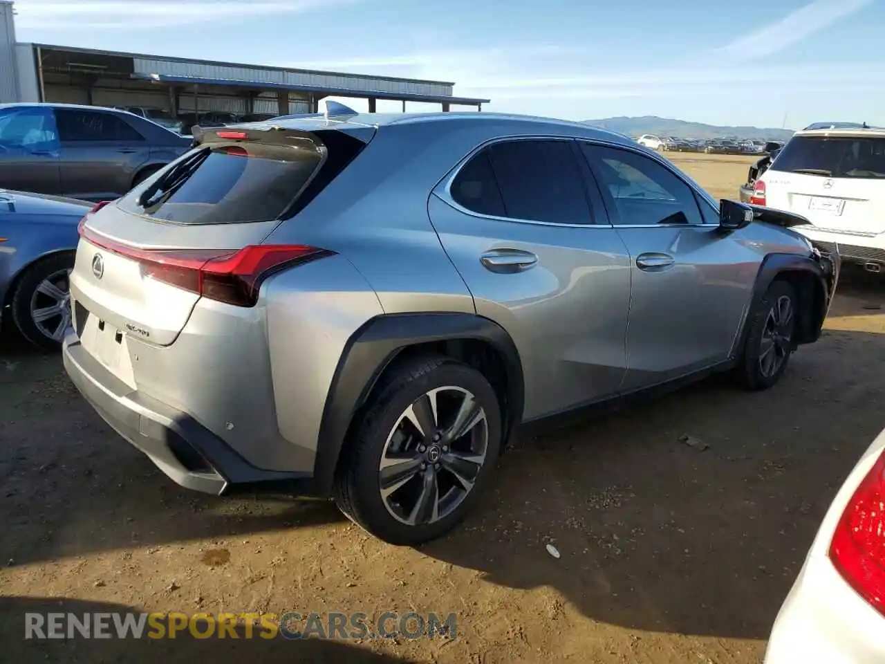 3 Photograph of a damaged car JTHX3JBH0M2039680 LEXUS UX 200 2021