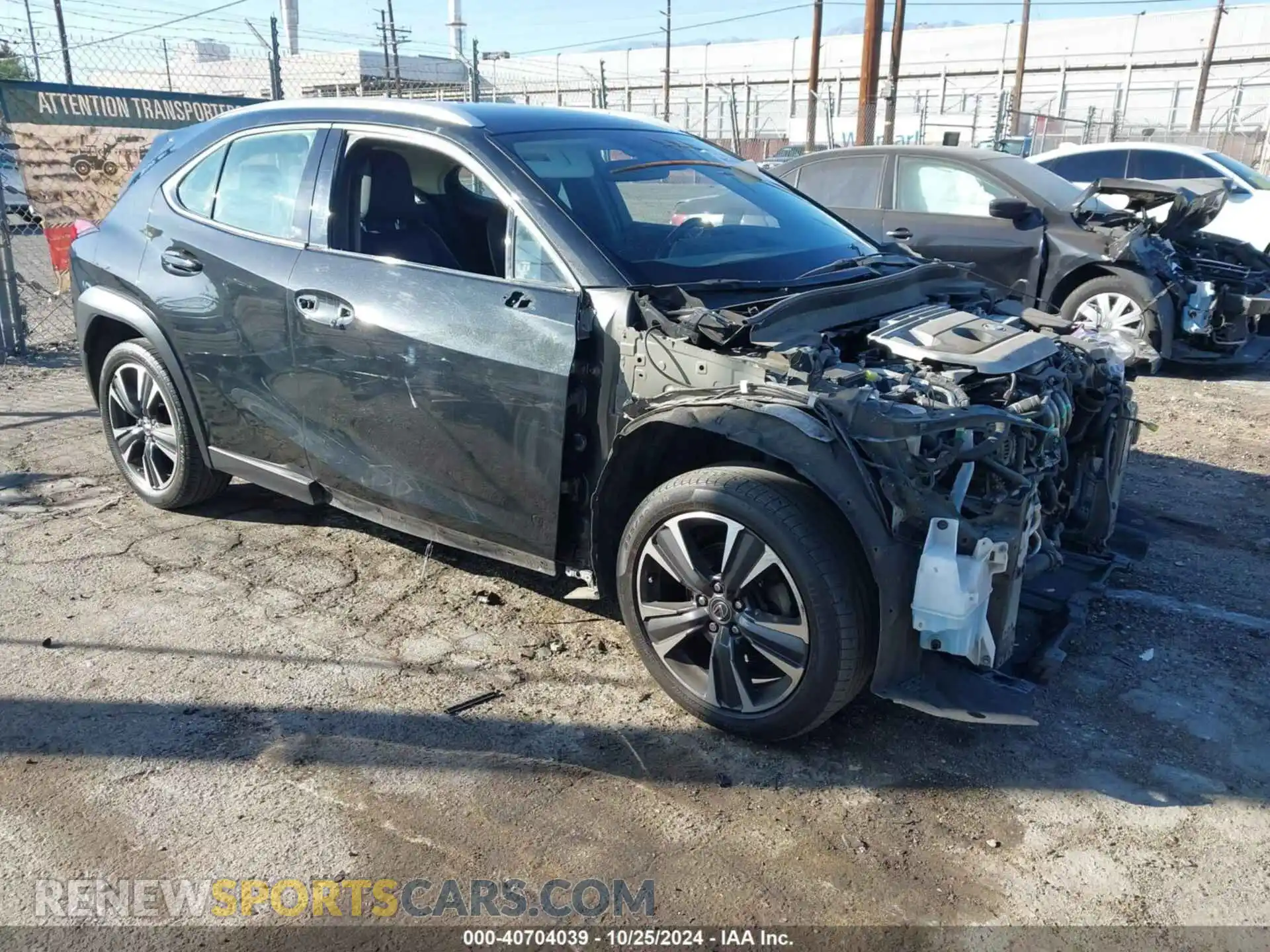 1 Photograph of a damaged car JTHX3JBH2M2045223 LEXUS UX 200 2021