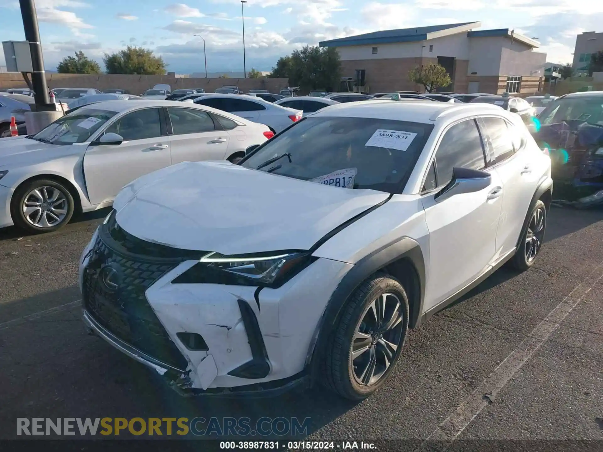 2 Photograph of a damaged car JTHX3JBH3M2035753 LEXUS UX 200 2021
