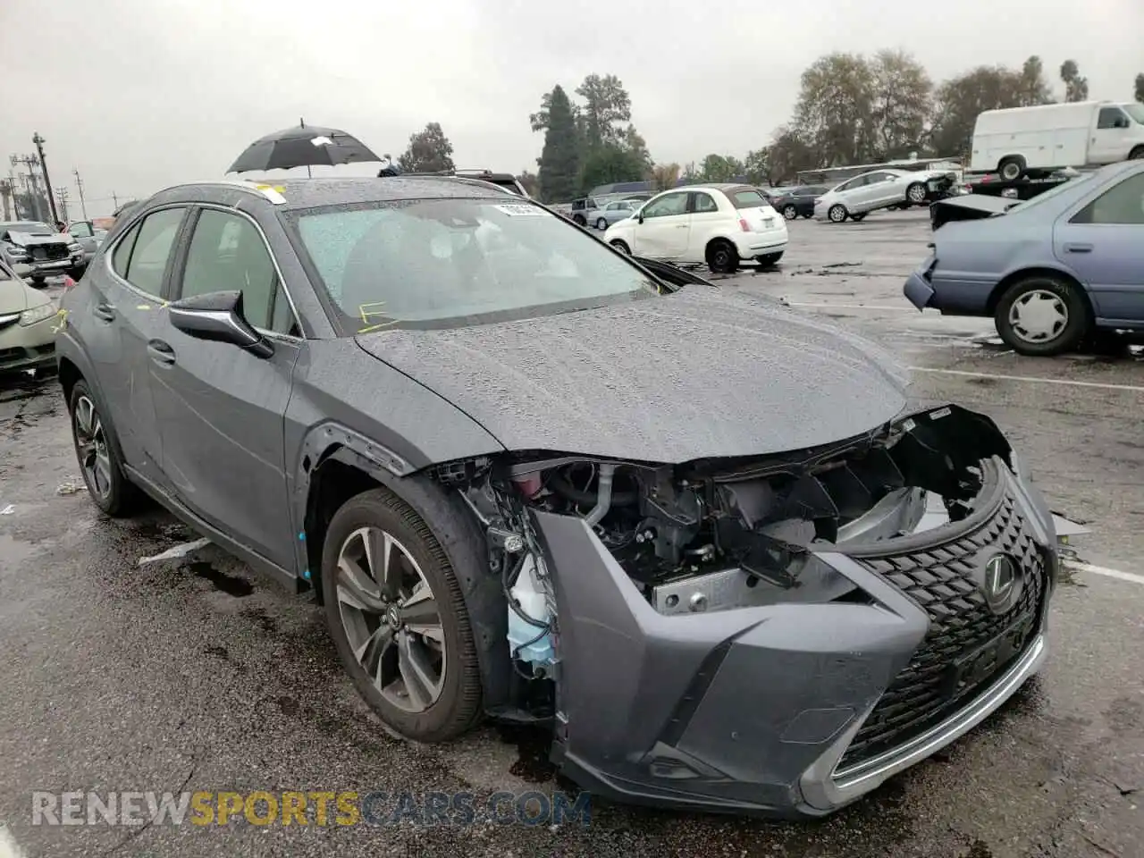 1 Photograph of a damaged car JTHX3JBH6M2032099 LEXUS UX 200 2021