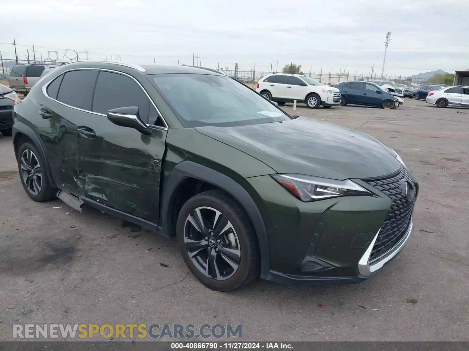 1 Photograph of a damaged car JTHX3JBH6M2035651 LEXUS UX 200 2021