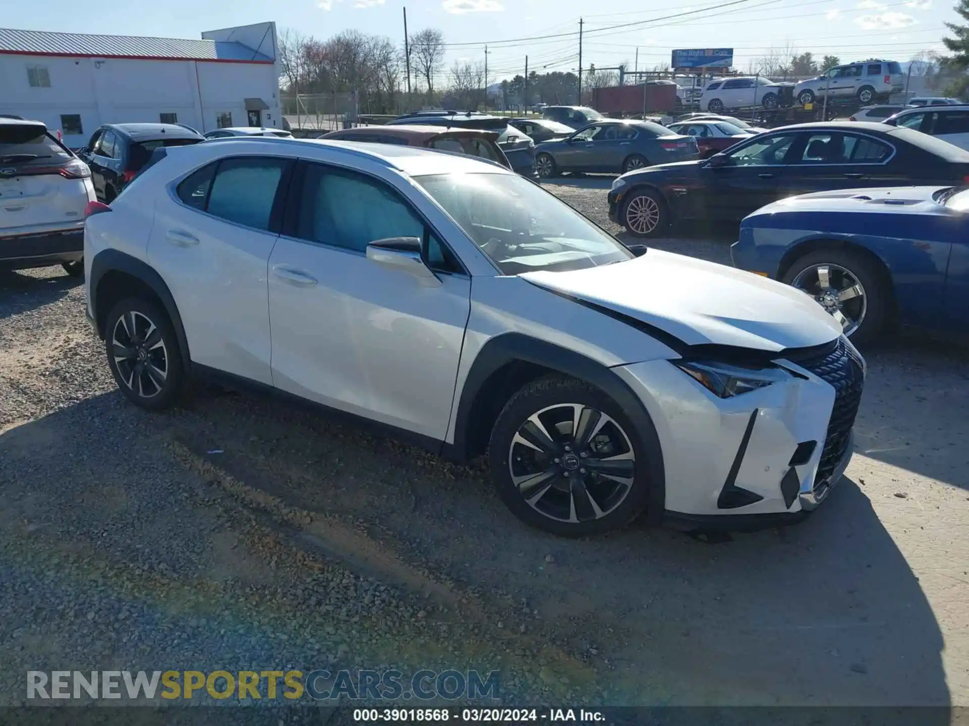 1 fotografías del automóvil dañado JTHX3JBH6M2039103 LEXUS UX 200 2021