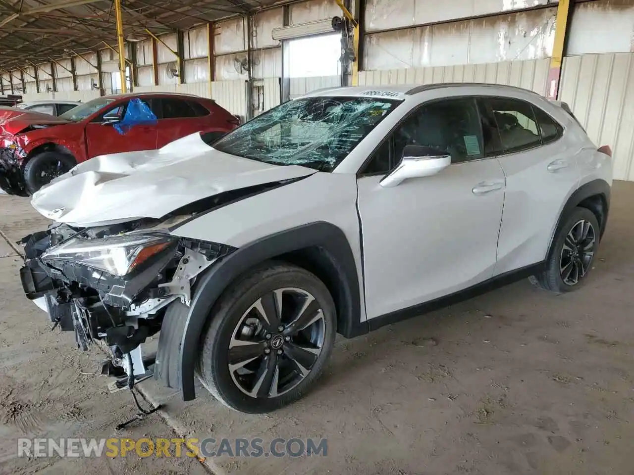 1 Photograph of a damaged car JTHX3JBH7M2035514 LEXUS UX 200 2021