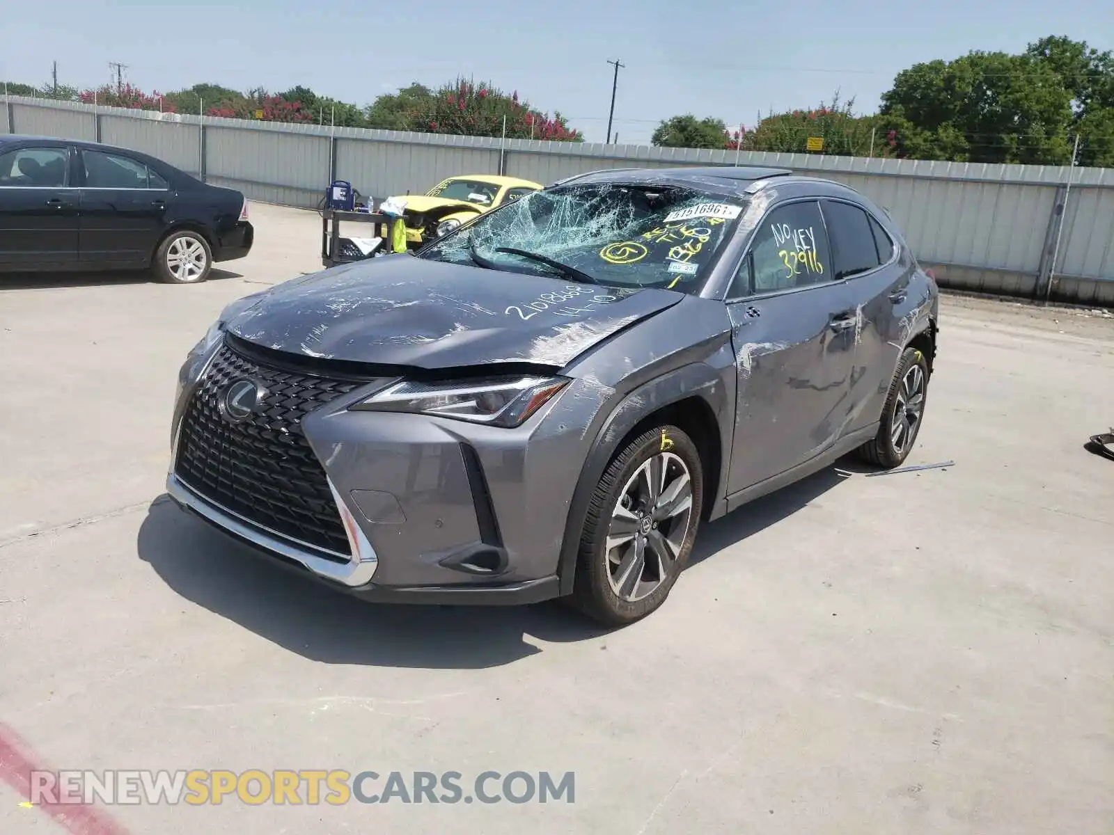 2 Photograph of a damaged car JTHX3JBH8M2032136 LEXUS UX 200 2021