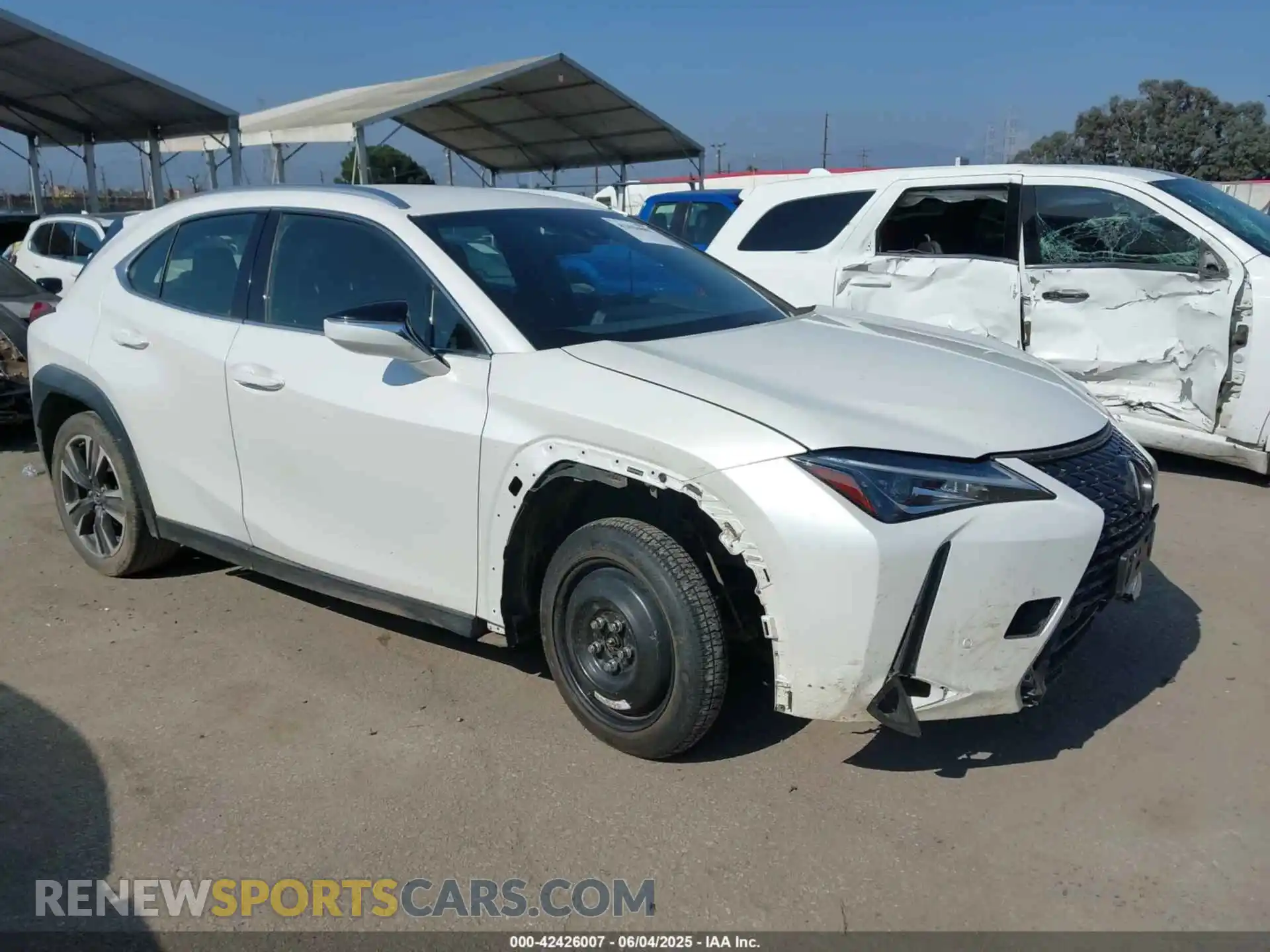 1 Photograph of a damaged car JTHX3JBH9M2036096 LEXUS UX 200 2021
