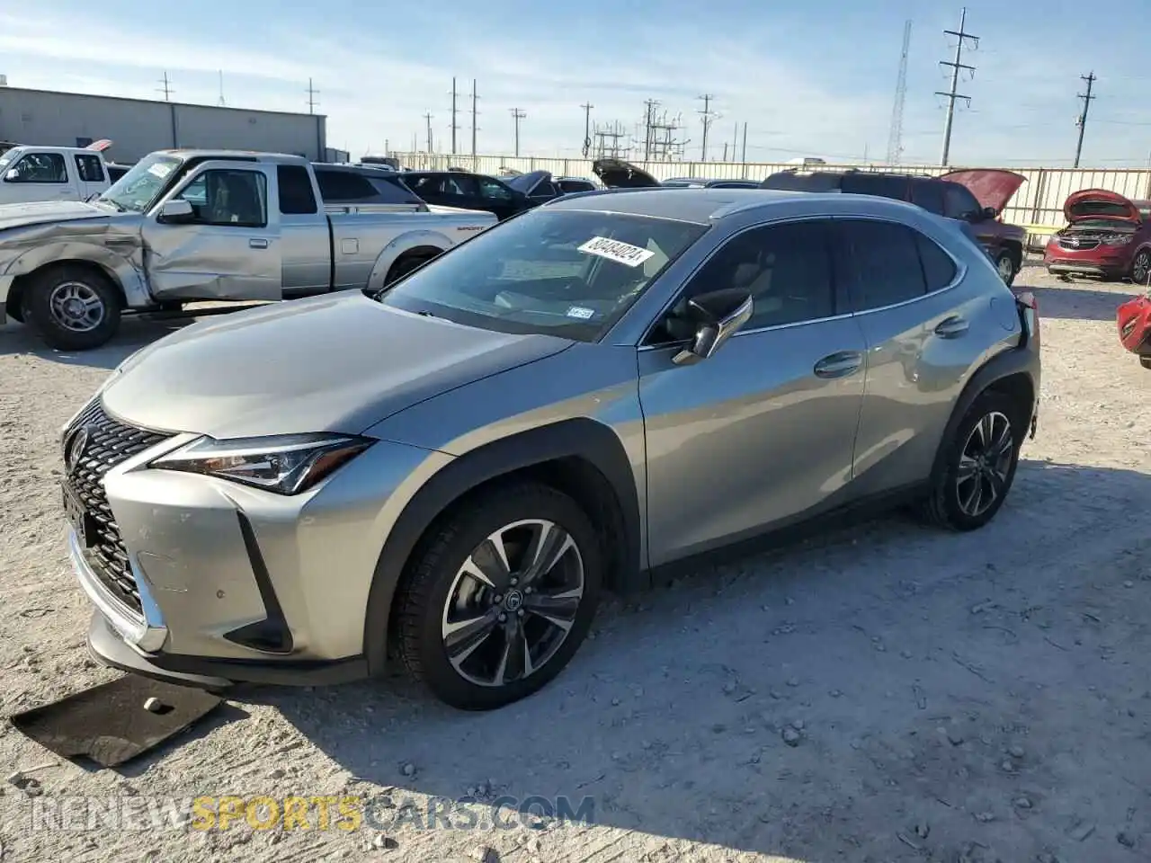 1 Photograph of a damaged car JTHX3JBH9M2036678 LEXUS UX 200 2021