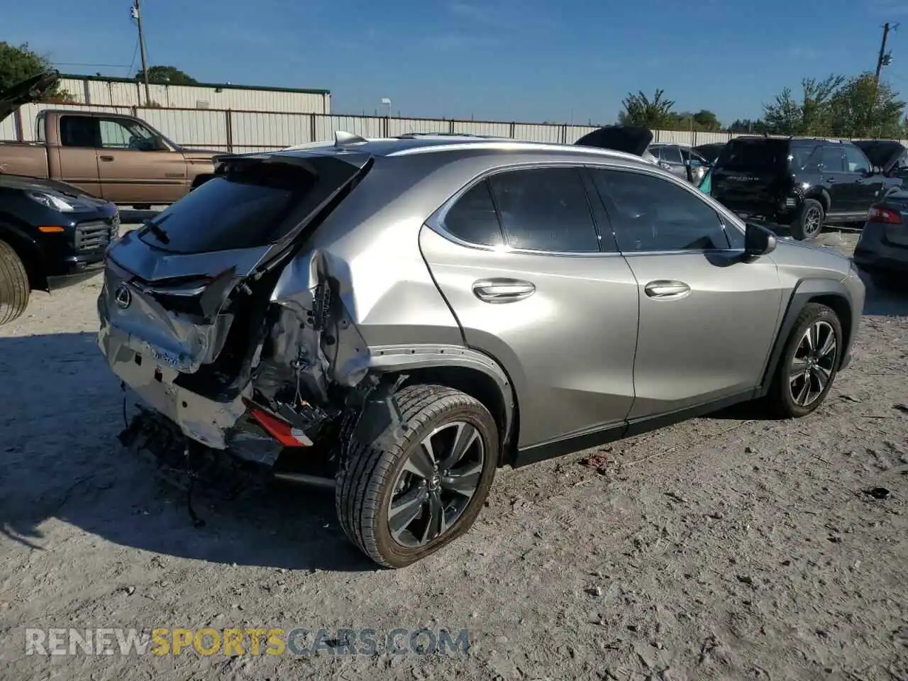 3 Photograph of a damaged car JTHX3JBH9M2036678 LEXUS UX 200 2021