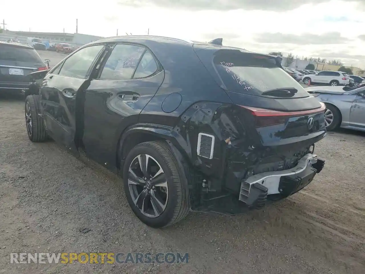 2 Photograph of a damaged car JTHX3JBH9M2037703 LEXUS UX 200 2021