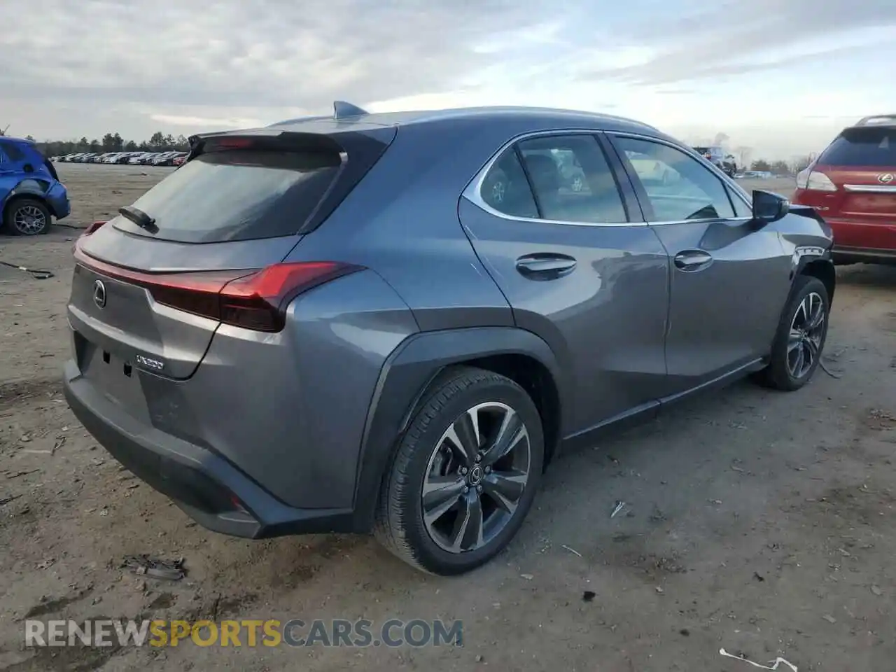 3 Photograph of a damaged car JTHX3JBHXM2040576 LEXUS UX 200 2021