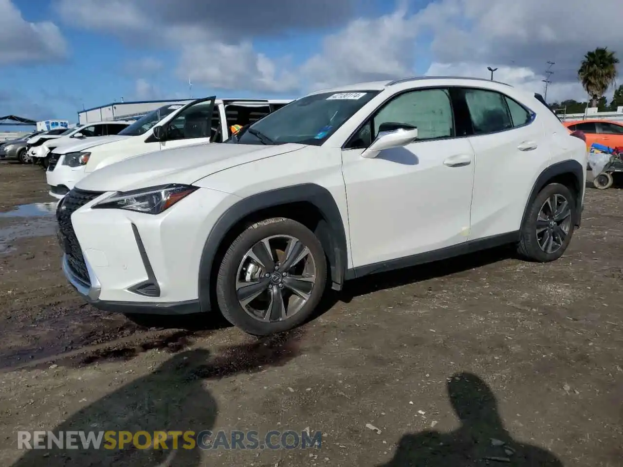 1 Photograph of a damaged car JTHX3JBHXM2042408 LEXUS UX 200 2021