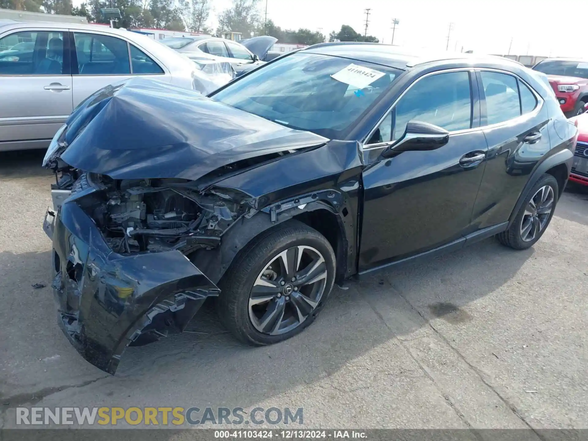2 Photograph of a damaged car JTHX3JBHXM2044806 LEXUS UX 200 2021