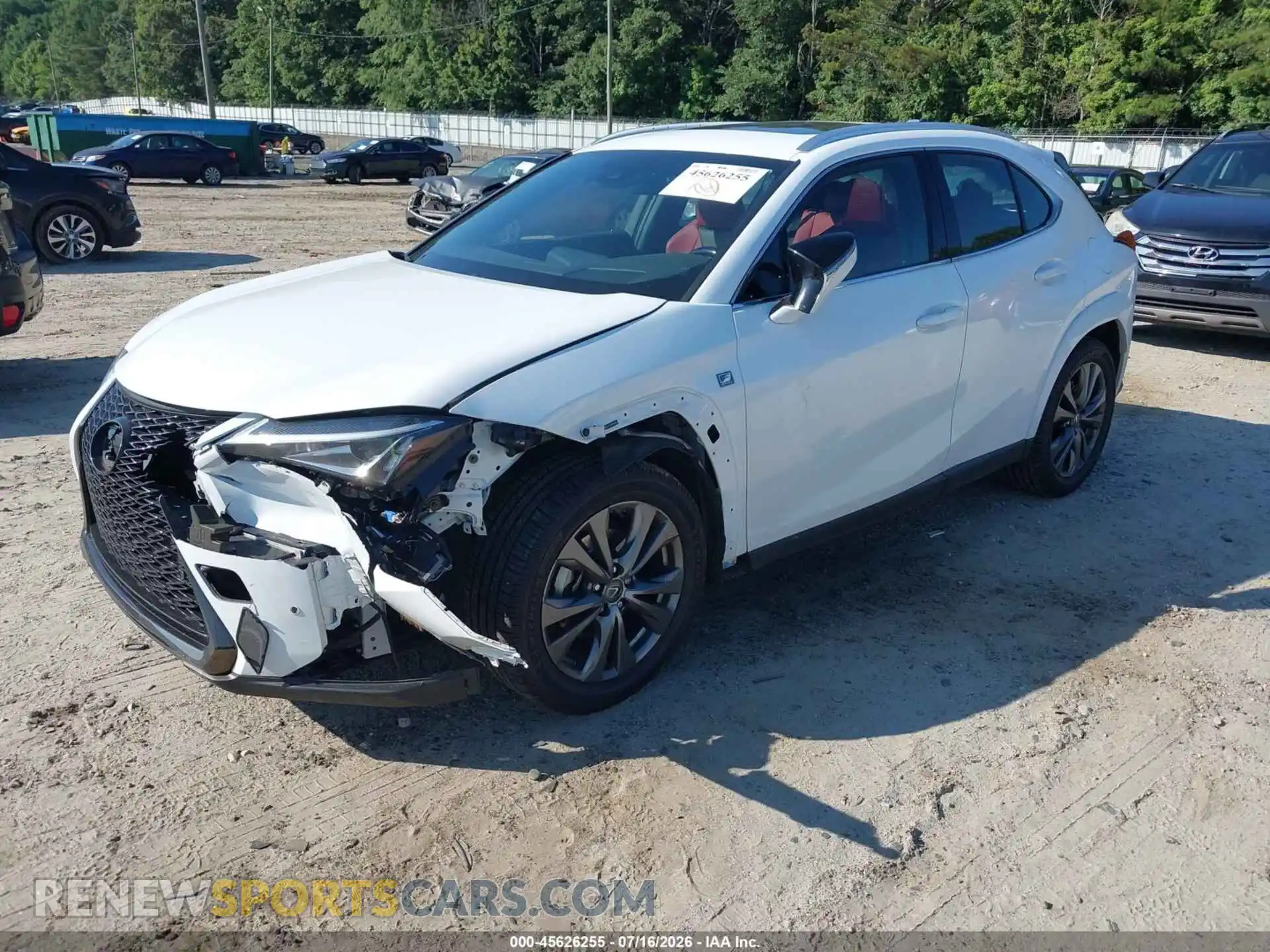 2 Фотография поврежденного автомобиля JTHE3JBH1N2046162 LEXUS UX 200 2022