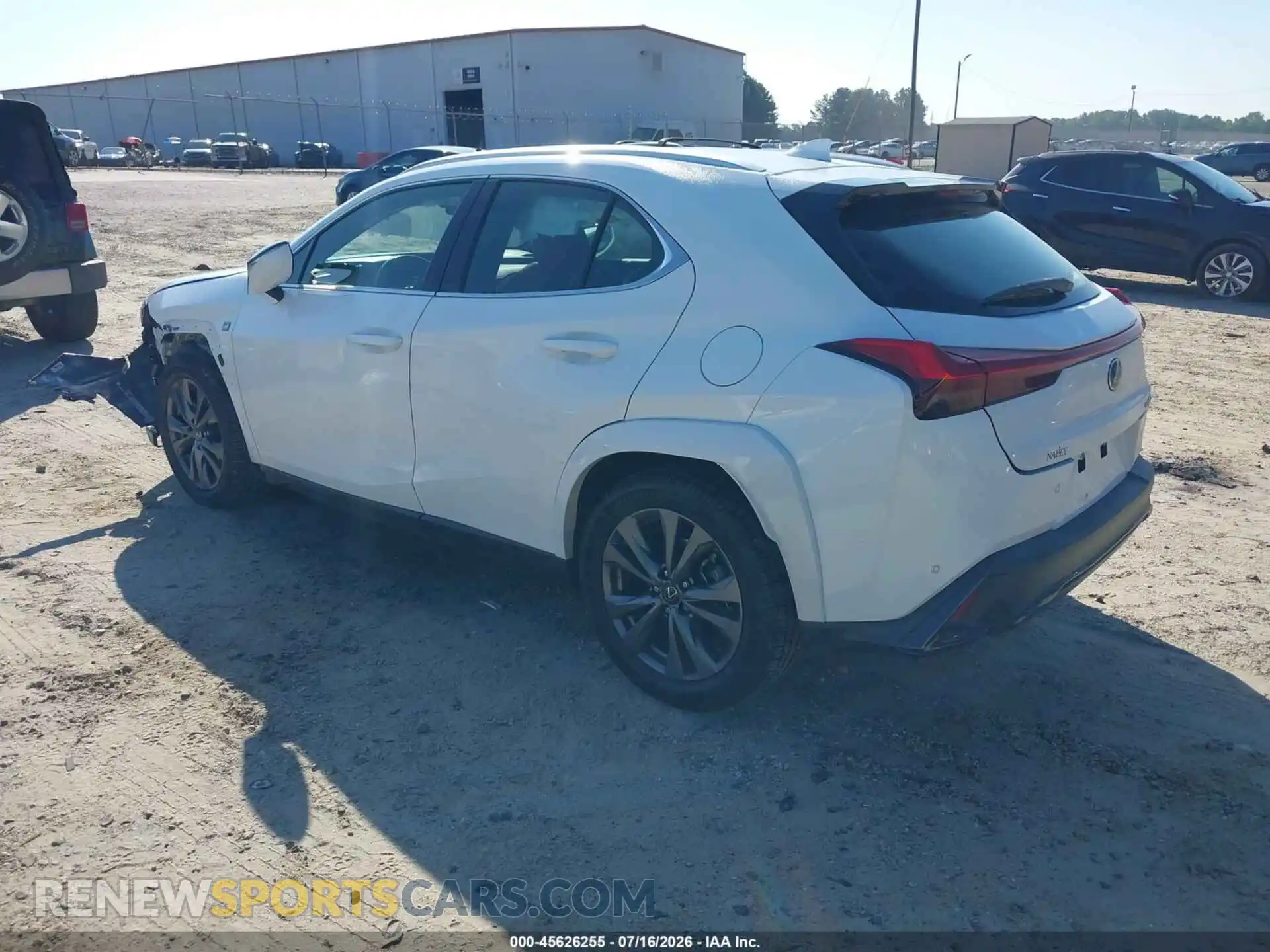 3 Фотография поврежденного автомобиля JTHE3JBH1N2046162 LEXUS UX 200 2022