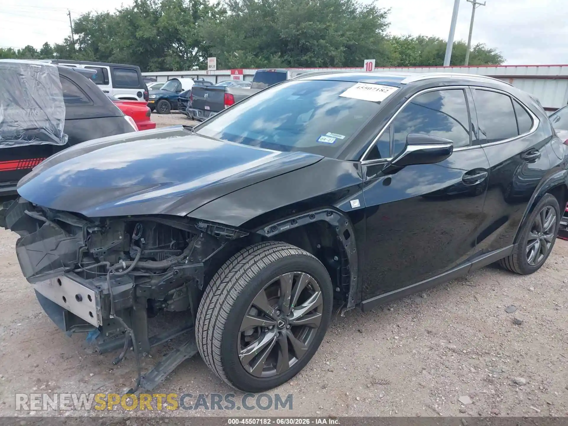 2 Фотография поврежденного автомобиля JTHE3JBH5N2051106 LEXUS UX 200 2022