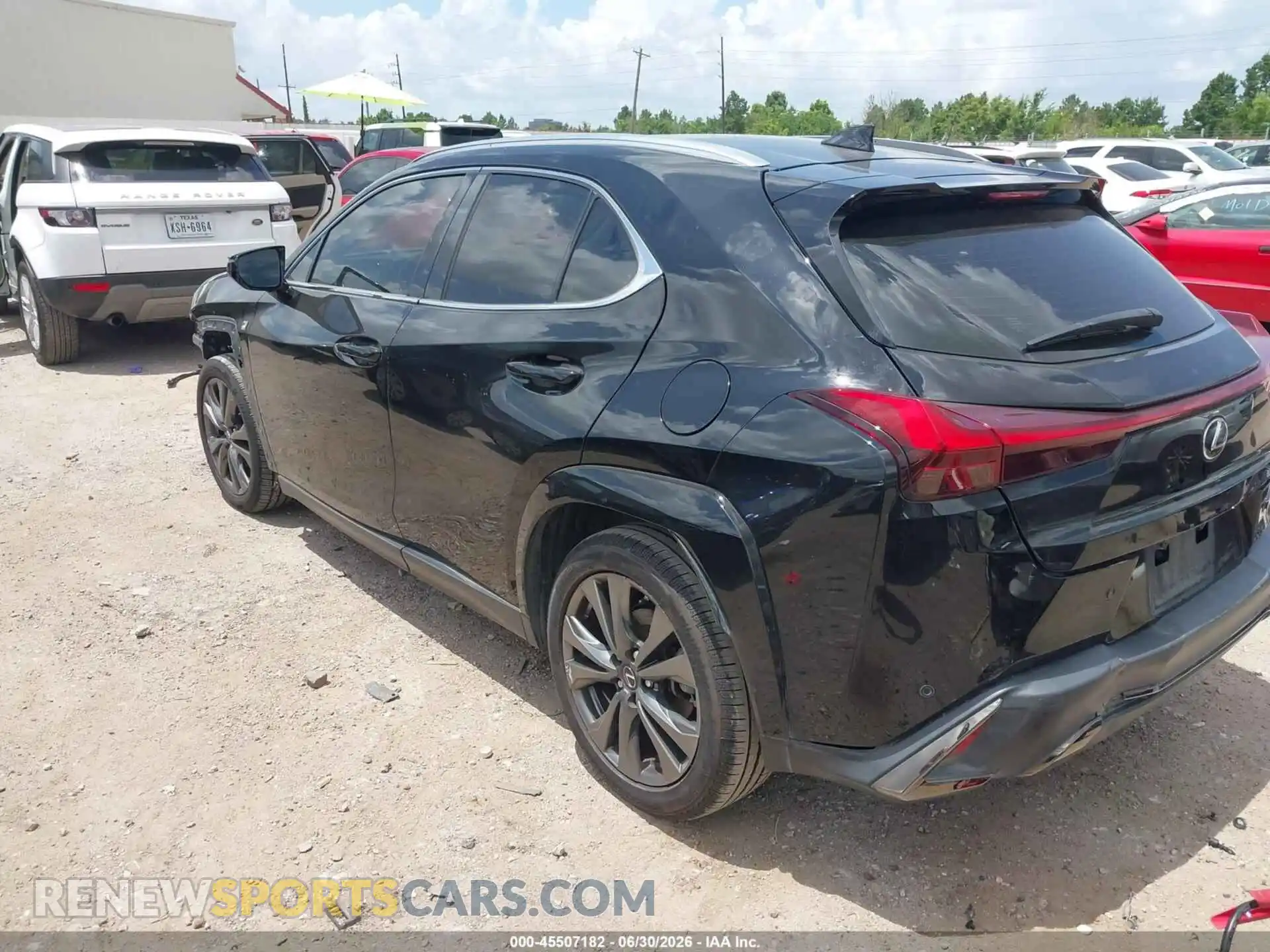 3 Фотография поврежденного автомобиля JTHE3JBH5N2051106 LEXUS UX 200 2022