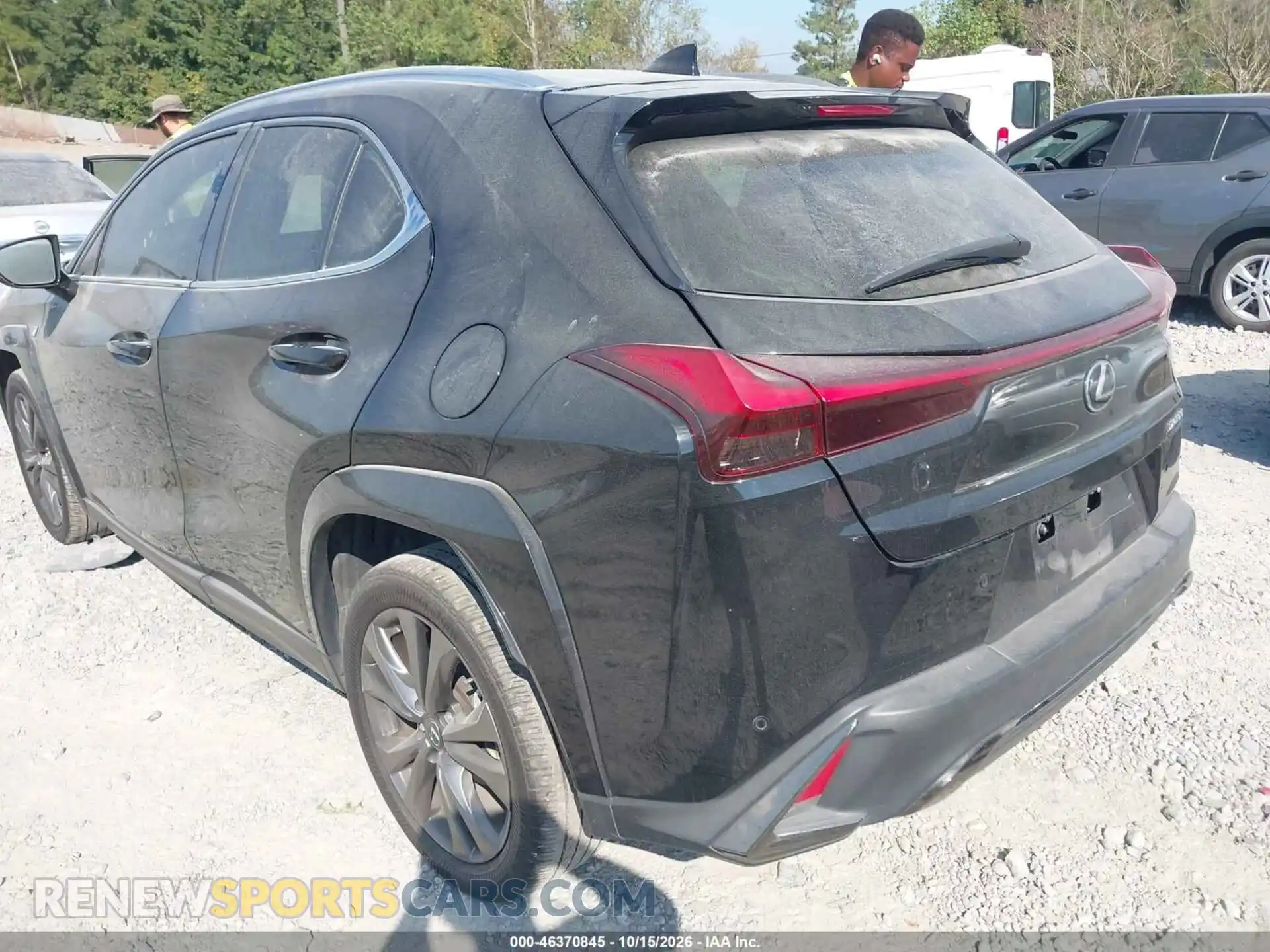 3 Photograph of a damaged car JTHE3JBH7N2047039 LEXUS UX 200 2022
