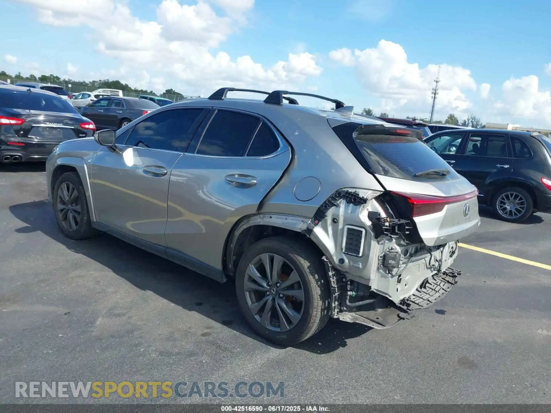 3 Photograph of a damaged car JTHE3JBH9N2048306 LEXUS UX 200 2022
