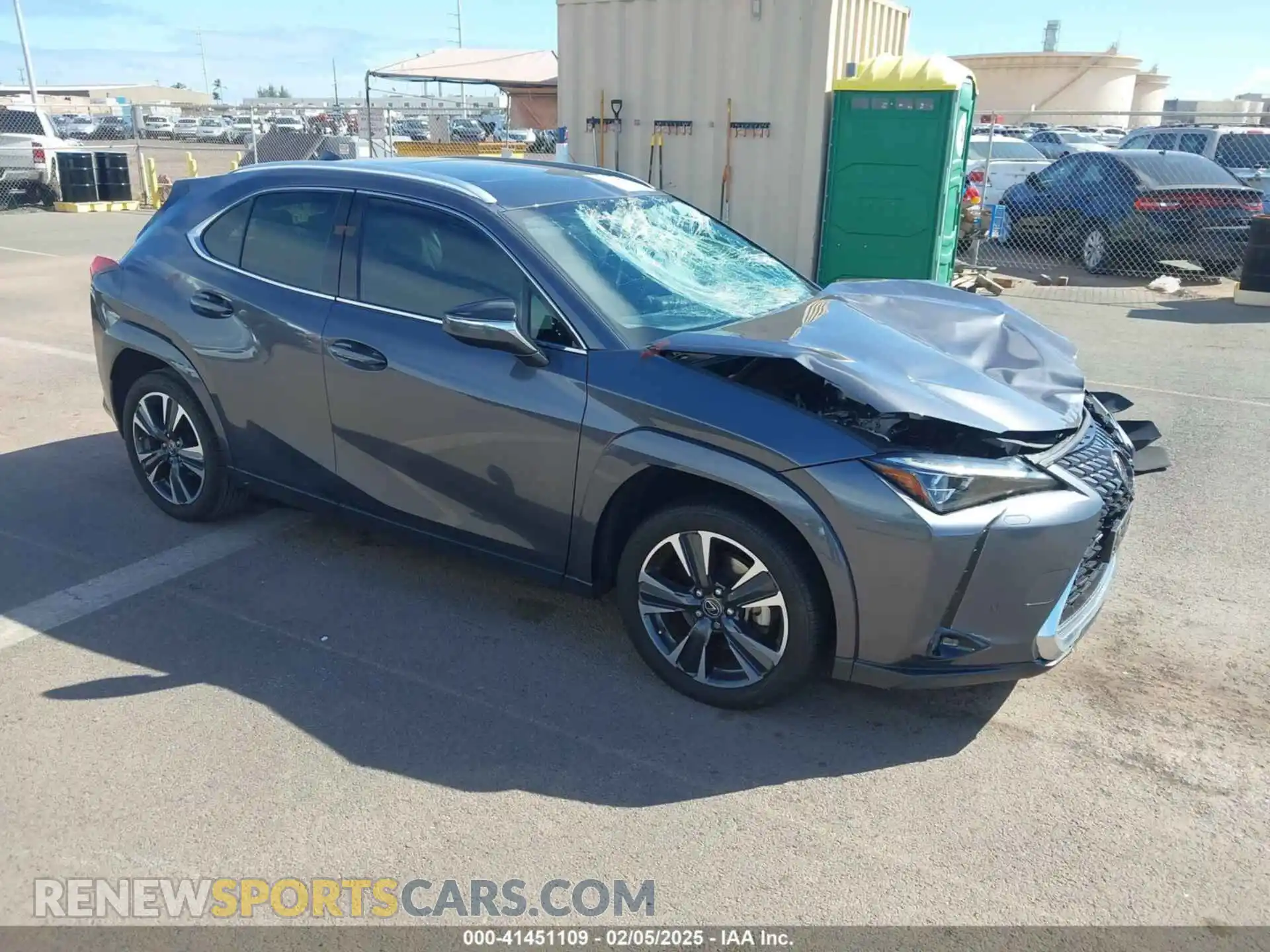 1 Photograph of a damaged car JTHL3JBH0N2046676 LEXUS UX 200 2022